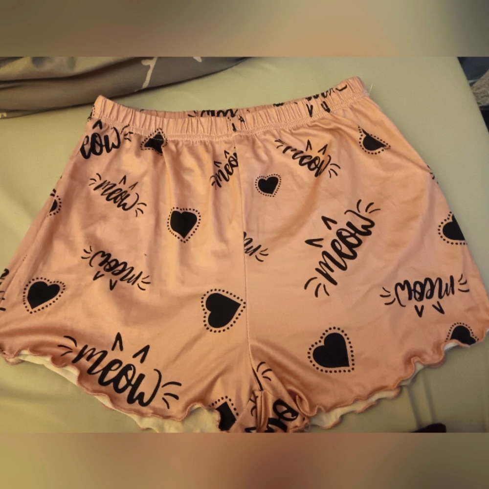 Women's size small,  pink pajama shorts